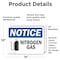 Signmission Nitrogen Gas Sign, Vinyl Decal, 14in W x 10in L, 2PK OS-2PACK-NS-D-1014-L-14338 - alternate 4